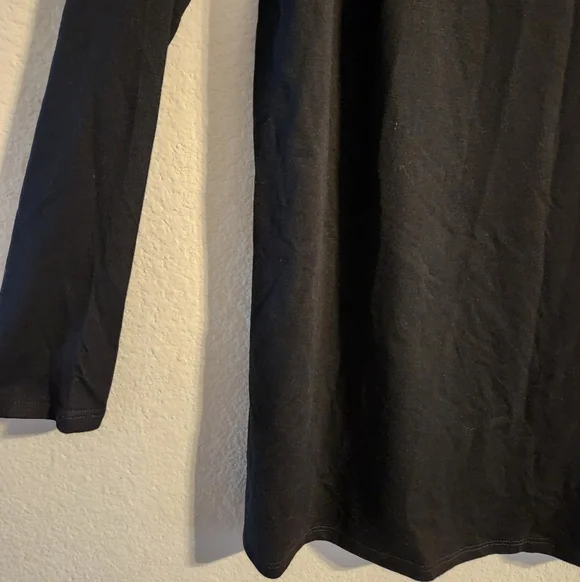 Eileen Fisher Women’s long sleeve black long shirt size XS - Picture 4 of 5